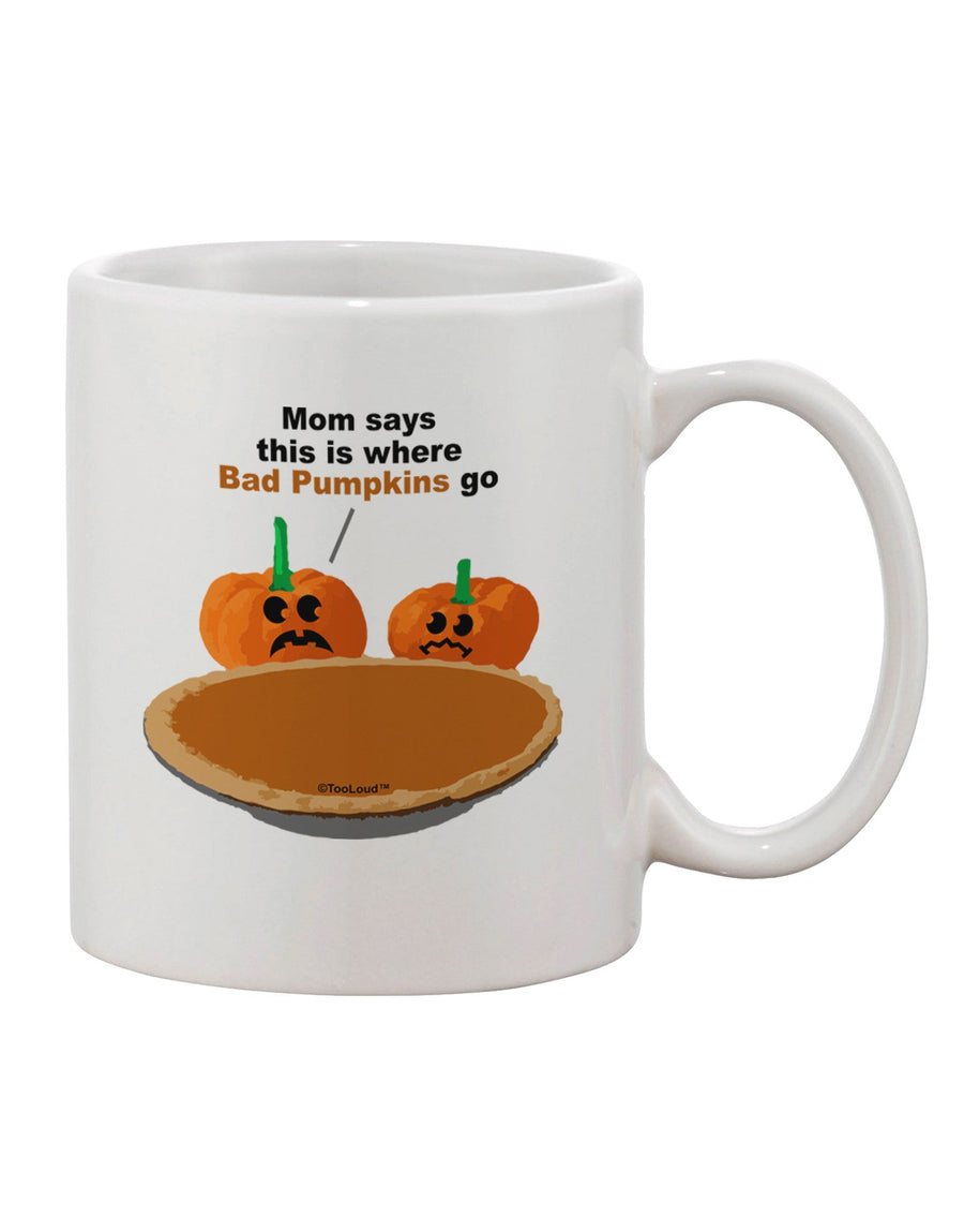 The Destination for Mischievous Pumpkins - Exquisite 11 oz Coffee Mug TooLoud-11 OZ Coffee Mug-TooLoud-White-Davson Sales