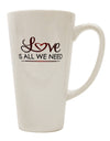 The Essential Conical Latte Coffee Mug for Love Enthusiasts - TooLoud-Conical Latte Mug-TooLoud-White-Davson Sales