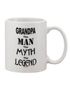 The Exemplary Patriarch Grandpa Printed 11 oz Coffee Mug - TooLoud-11 OZ Coffee Mug-TooLoud-White-Davson Sales