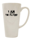 The Exquisite 16 Ounce Conical Latte Coffee Mug for Discerning Fathers - TooLoud-Conical Latte Mug-TooLoud-White-Davson Sales