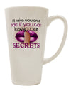 The Exquisite 16 Ounce Conical Latte Coffee Mug - TooLoud-Conical Latte Mug-TooLoud-White-Davson Sales