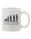 The Exquisite Evolution of Man 11 oz Coffee Mug - TooLoud-11 OZ Coffee Mug-TooLoud-White-Davson Sales