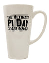 The Exquisite Pi Day Text 16 Ounce Conical Latte Coffee Mug - TooLoud-Conical Latte Mug-TooLoud-White-Davson Sales