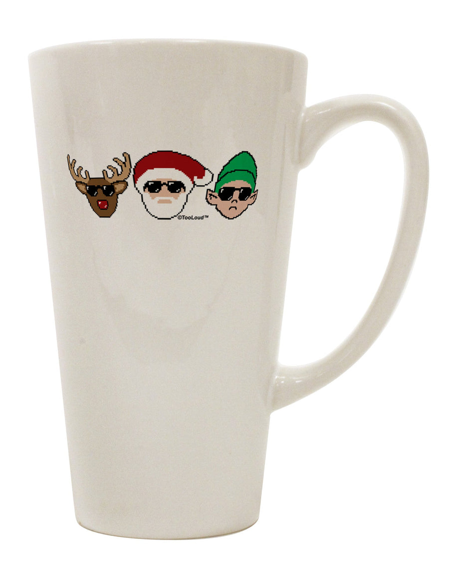 The Festive Holiday 16 Ounce Conical Latte Coffee Mug - TooLoud-Conical Latte Mug-TooLoud-White-Davson Sales