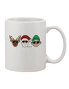 The Festive Holiday Crew 11 oz Coffee Mug - TooLoud-11 OZ Coffee Mug-TooLoud-White-Davson Sales