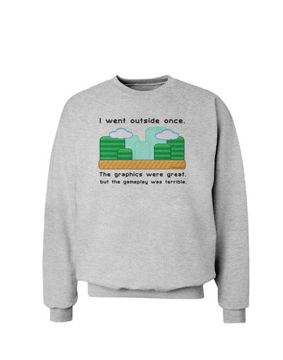 The Gameplay Was Terrible Sweatshirt-Sweatshirts-TooLoud-AshGray-Small-Davson Sales