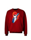 The Glam Rebel Adult Dark Sweatshirt-Sweatshirts-TooLoud-Deep-Red-Small-Davson Sales