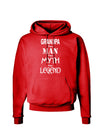 The Man The Myth The Legend Grandpa Dark Hoodie Sweatshirt by TooLoud-Hoodie-TooLoud-Red-Small-Davson Sales