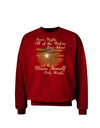 The Moon Herself Howls Adult Dark Sweatshirt-Sweatshirts-TooLoud-Deep-Red-Small-Davson Sales