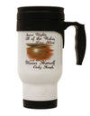 The Moon Herself Howls Stainless Steel 14oz Travel Mug-Travel Mugs-TooLoud-White-Davson Sales