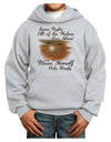 The Moon Herself Howls Youth Hoodie Pullover Sweatshirt-Youth Hoodie-TooLoud-Ash-XS-Davson Sales