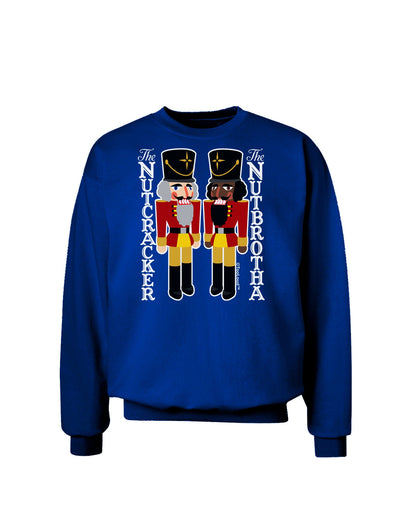 The Nutcracker and Nutbrotha Adult Dark Sweatshirt by-Sweatshirts-TooLoud-Deep-Royal-Blue-Small-Davson Sales