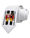 The Nutcracker and Nutbrotha Printed White Necktie by