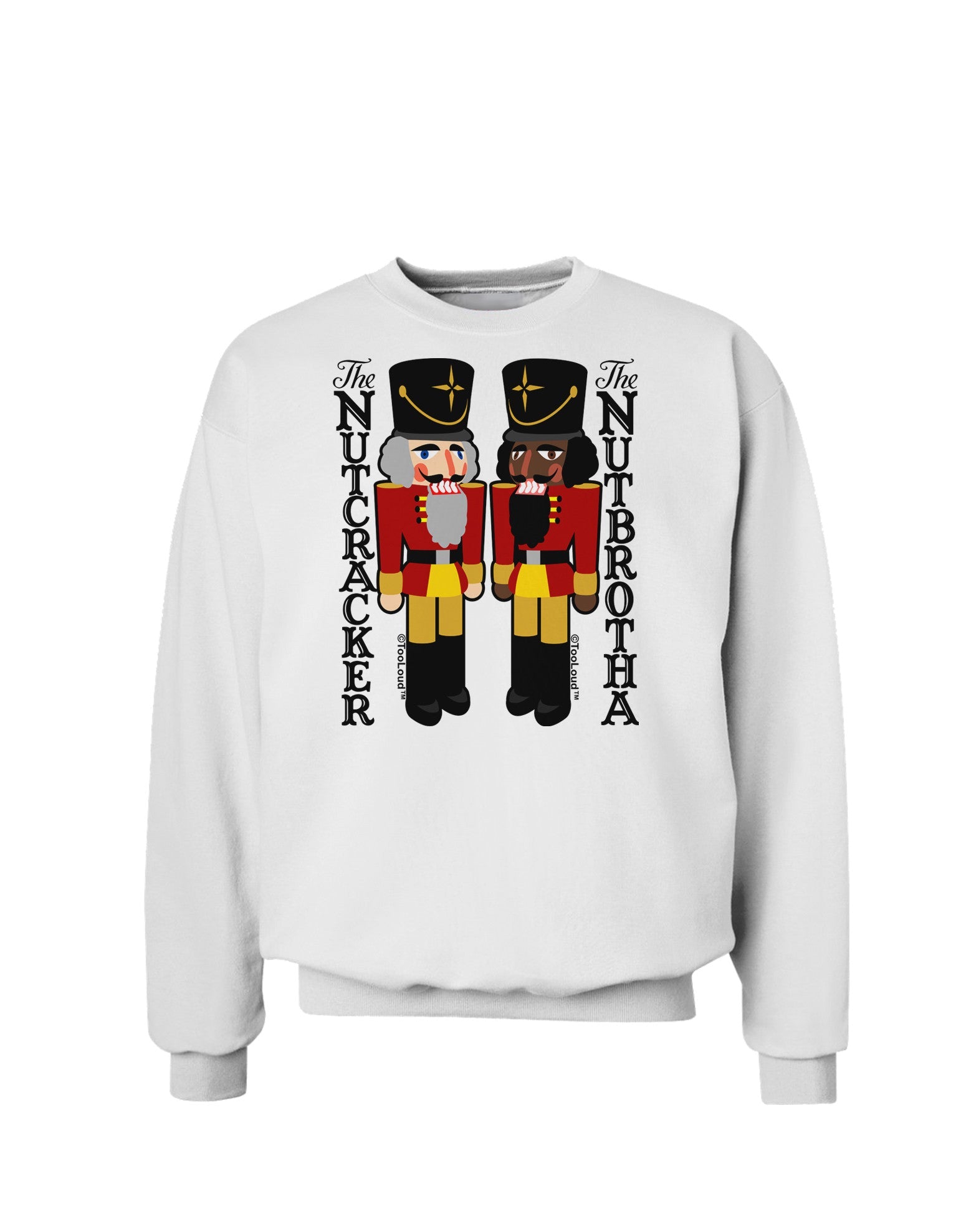The Nutcracker and Nutbrotha Sweatshirt by-Sweatshirts-TooLoud-White-Small-Davson Sales