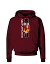 The Nutcracker with Text Dark Hoodie Sweatshirt by-Hoodie-TooLoud-Maroon-Small-Davson Sales