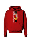 The Nutcracker with Text Dark Hoodie Sweatshirt by-Hoodie-TooLoud-Red-Small-Davson Sales