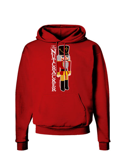 The Nutcracker with Text Dark Hoodie Sweatshirt by-Hoodie-TooLoud-Red-Small-Davson Sales