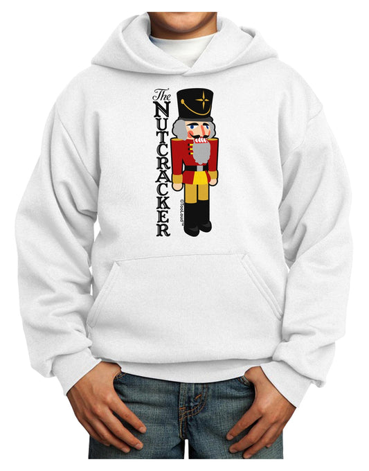 The Nutcracker with Text Youth Hoodie Pullover Sweatshirt by-Youth Hoodie-TooLoud-White-XS-Davson Sales