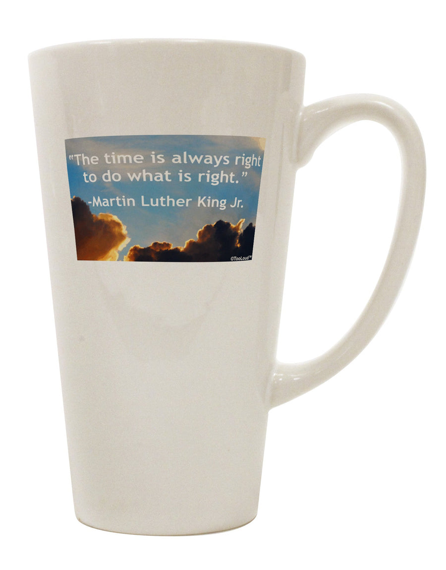 The Perfect Choice for Any Time - 16 Ounce Conical Latte Coffee Mug - TooLoud-Conical Latte Mug-TooLoud-White-Davson Sales