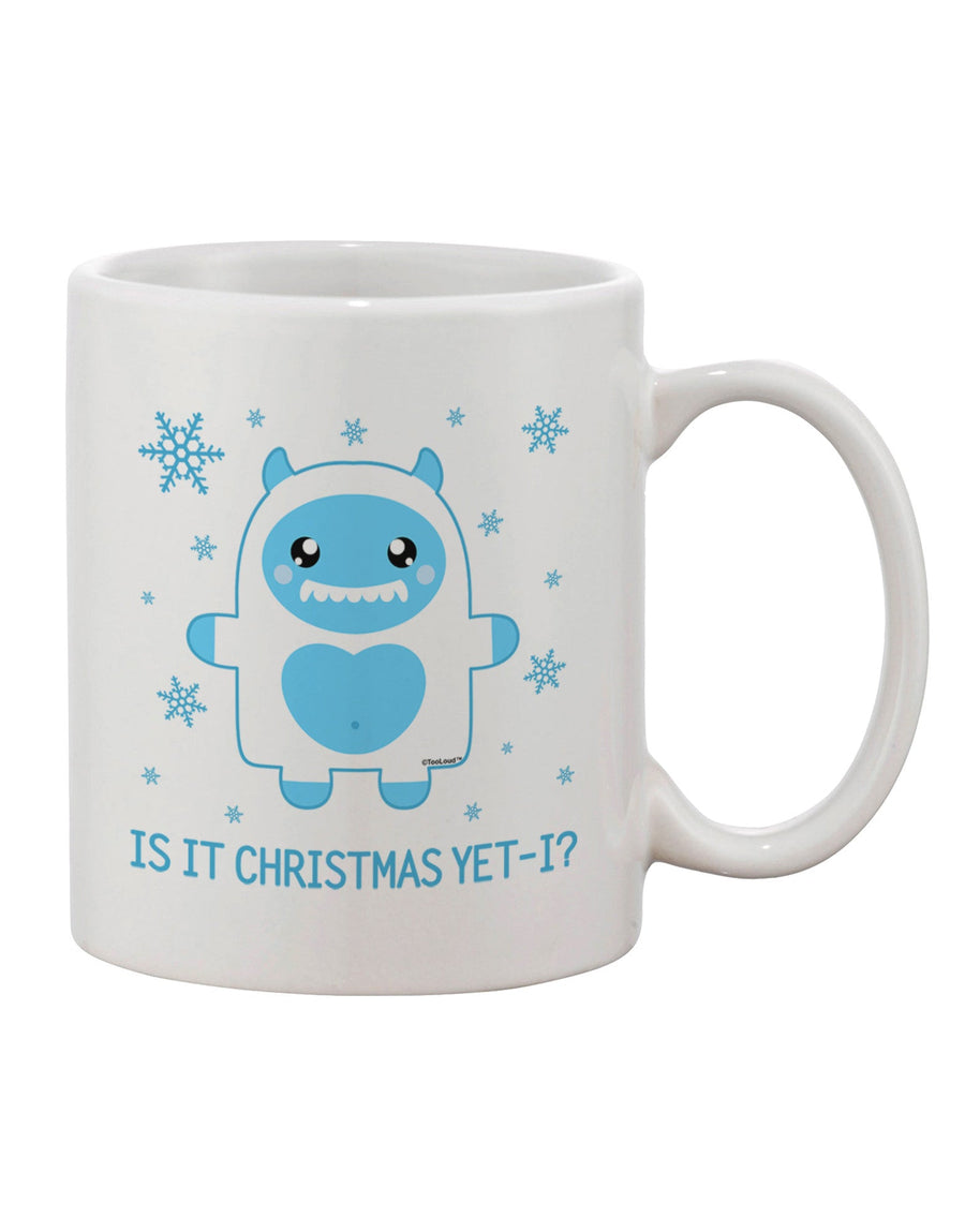 The Perfect Christmas Companion - Yeti Abominable Snowman Printed 11 oz Coffee Mug - TooLoud-11 OZ Coffee Mug-TooLoud-White-Davson Sales