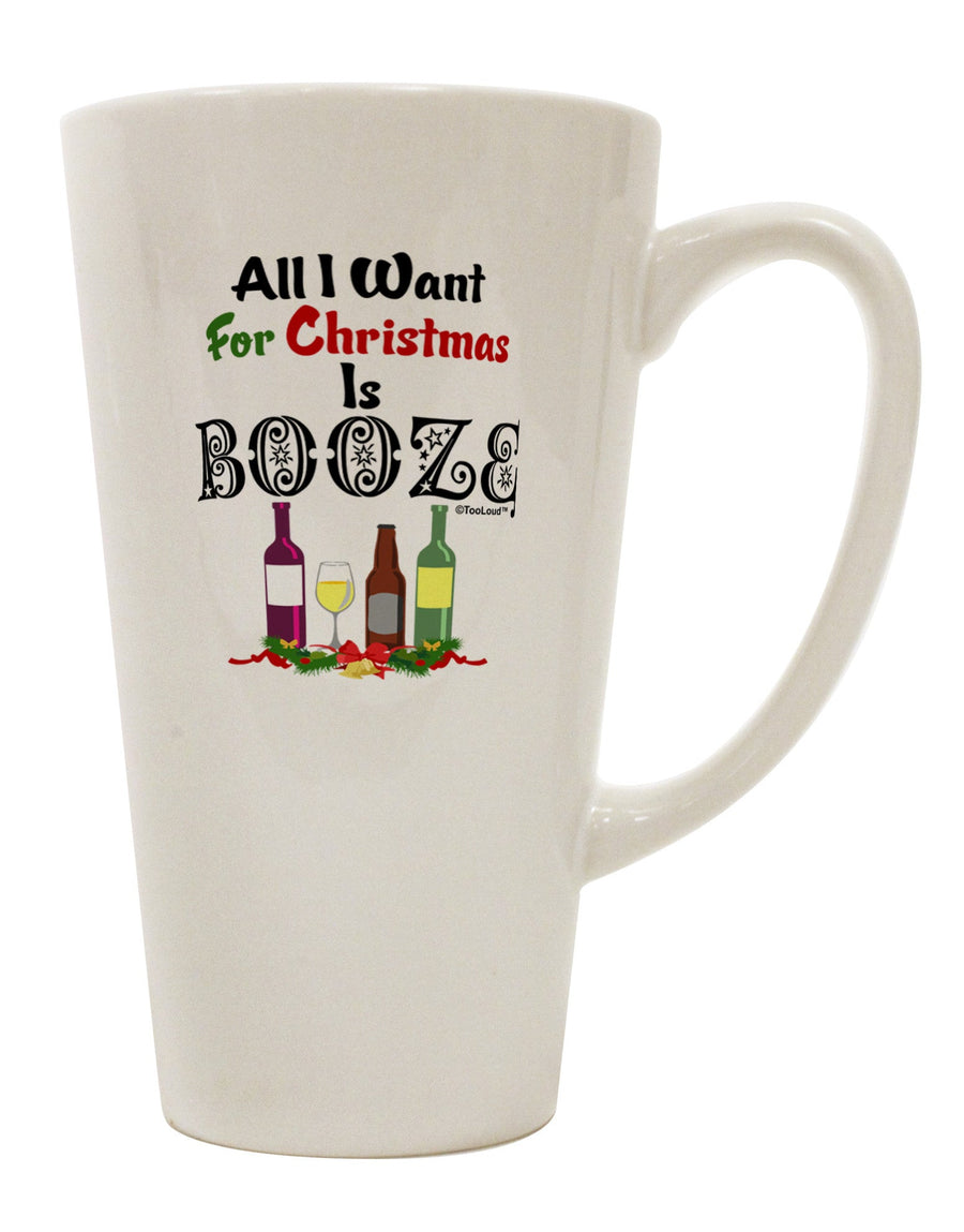 The Perfect Conical Latte Coffee Mug for All Your Booze Cravings - TooLoud-Conical Latte Mug-TooLoud-White-Davson Sales