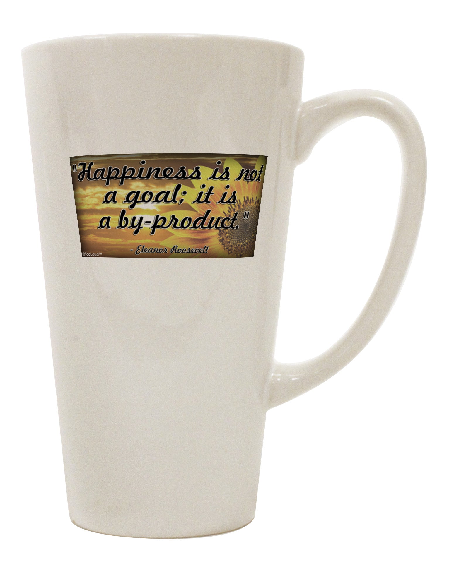 The Perfect Conical Latte Coffee Mug for Embracing Joy - TooLoud-Conical Latte Mug-TooLoud-White-Davson Sales