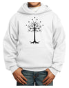 The Royal White Tree Youth Hoodie Pullover Sweatshirt by TooLoud-Youth Hoodie-TooLoud-White-XS-Davson Sales