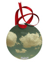 The Sky is Falling Circular Metal Ornament All Over Print-Ornament-TooLoud-White-Davson Sales