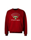 The Struggle - Low Wifi Adult Dark Sweatshirt-Sweatshirts-TooLoud-Deep-Red-Small-Davson Sales