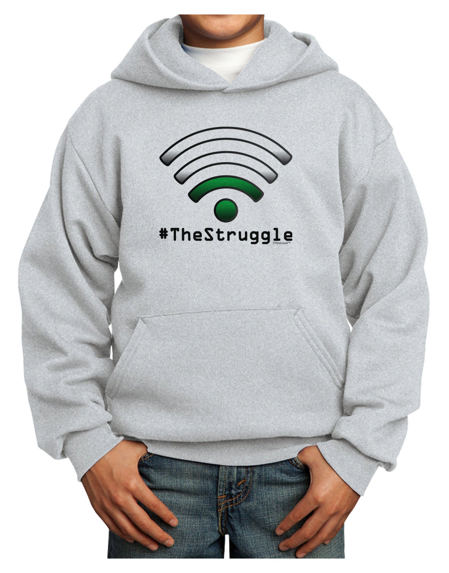 The Struggle - Low Wifi Youth Hoodie Pullover Sweatshirt-Youth Hoodie-TooLoud-White-XS-Davson Sales