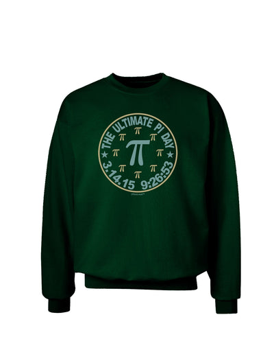 The Ultimate Pi Day Emblem Adult Dark Sweatshirt by TooLoud-Sweatshirts-TooLoud-Deep-Forest-Green-Small-Davson Sales