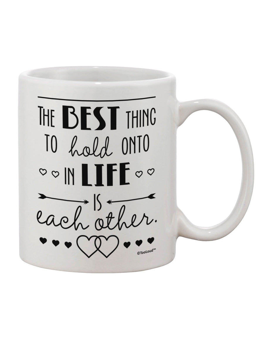 The Ultimate Symbol of Connection: Each Other Printed 11 oz Coffee Mug - TooLoud-11 OZ Coffee Mug-TooLoud-White-Davson Sales