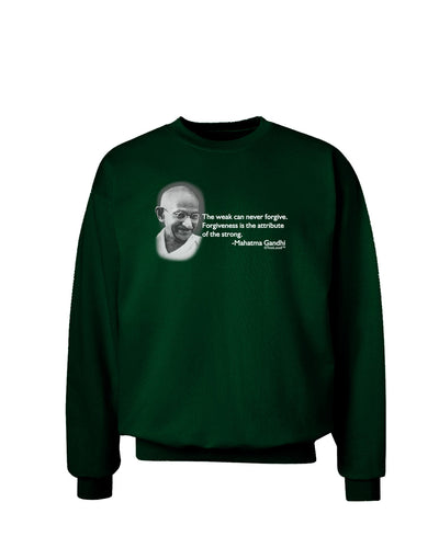 The Weak Can Never Forgive Adult Dark Sweatshirt-Sweatshirts-TooLoud-Deep-Forest-Green-Small-Davson Sales