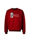 The Weak Can Never Forgive Adult Dark Sweatshirt-Sweatshirts-TooLoud-Deep-Red-Small-Davson Sales