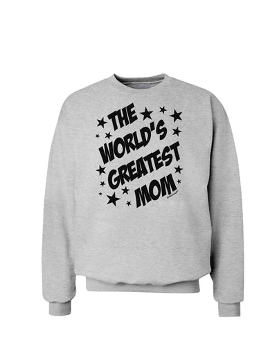 The World's Greatest Mom - Superhero Style Sweatshirt by TooLoud-Sweatshirts-TooLoud-AshGray-Small-Davson Sales