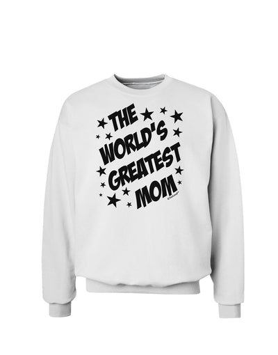 The World's Greatest Mom - Superhero Style Sweatshirt by TooLoud-Sweatshirts-TooLoud-White-Small-Davson Sales