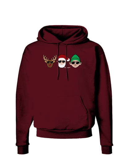 The X-mas Squad Dark Hoodie Sweatshirt-Hoodie-TooLoud-Maroon-Small-Davson Sales