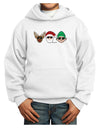 The X-mas Squad Youth Hoodie Pullover Sweatshirt-Youth Hoodie-TooLoud-White-XS-Davson Sales