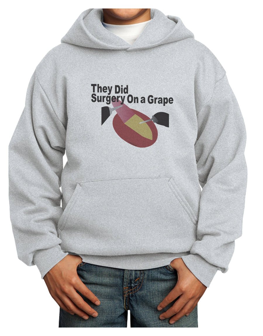 They Did Surgery On a Grape Youth Hoodie Pullover Sweatshirt by TooLoud-Youth Hoodie-TooLoud-White-XS-Davson Sales