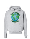 Think Globally Act Locally - Globe Hoodie Sweatshirt-Hoodie-TooLoud-AshGray-Small-Davson Sales