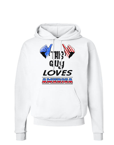 This Guy Loves America Hoodie Sweatshirt-Hoodie-TooLoud-White-Small-Davson Sales