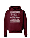 This Is My Ugly Christmas Sweater Dark Hoodie Sweatshirt-Hoodie-TooLoud-Maroon-Small-Davson Sales