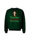 This One Is Not Ready For Christmas Adult Dark Sweatshirt-Sweatshirt-TooLoud-Deep-Forest-Green-Small-Davson Sales