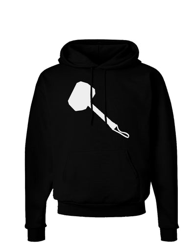 Thors Hammer Nordic Runes Lucky Odin Mjolnir Valhalla Dark Hoodie Sweatshirt by TooLoud-TooLoud-Black-Small-Davson Sales