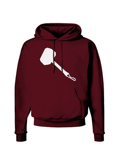 Thors Hammer Nordic Runes Lucky Odin Mjolnir Valhalla Dark Hoodie Sweatshirt by TooLoud-TooLoud-Maroon-Small-Davson Sales