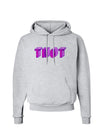 THOT Artistic Text Hoodie Sweatshirt-Hoodie-TooLoud-AshGray-Small-Davson Sales