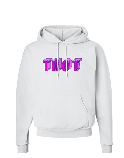 THOT Artistic Text Hoodie Sweatshirt-Hoodie-TooLoud-White-Small-Davson Sales