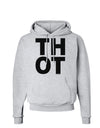 THOT Bold Text Hoodie Sweatshirt-Hoodie-TooLoud-AshGray-Small-Davson Sales