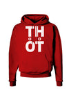 THOT Too Hot Dark Hoodie Sweatshirt-Hoodie-TooLoud-Red-Small-Davson Sales