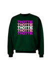 THOTTIE Adult Dark Sweatshirt-Sweatshirts-TooLoud-Deep-Forest-Green-Small-Davson Sales